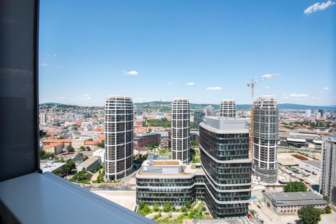 Ferienwohnung Luxury 1Bdrm On The 28Th Floor Pressburg Exterior foto