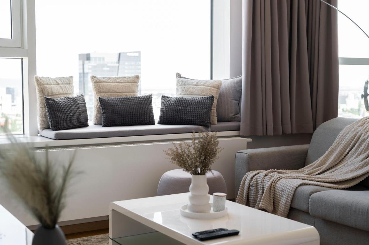 Ferienwohnung Luxury 1Bdrm On The 28Th Floor Pressburg Exterior foto