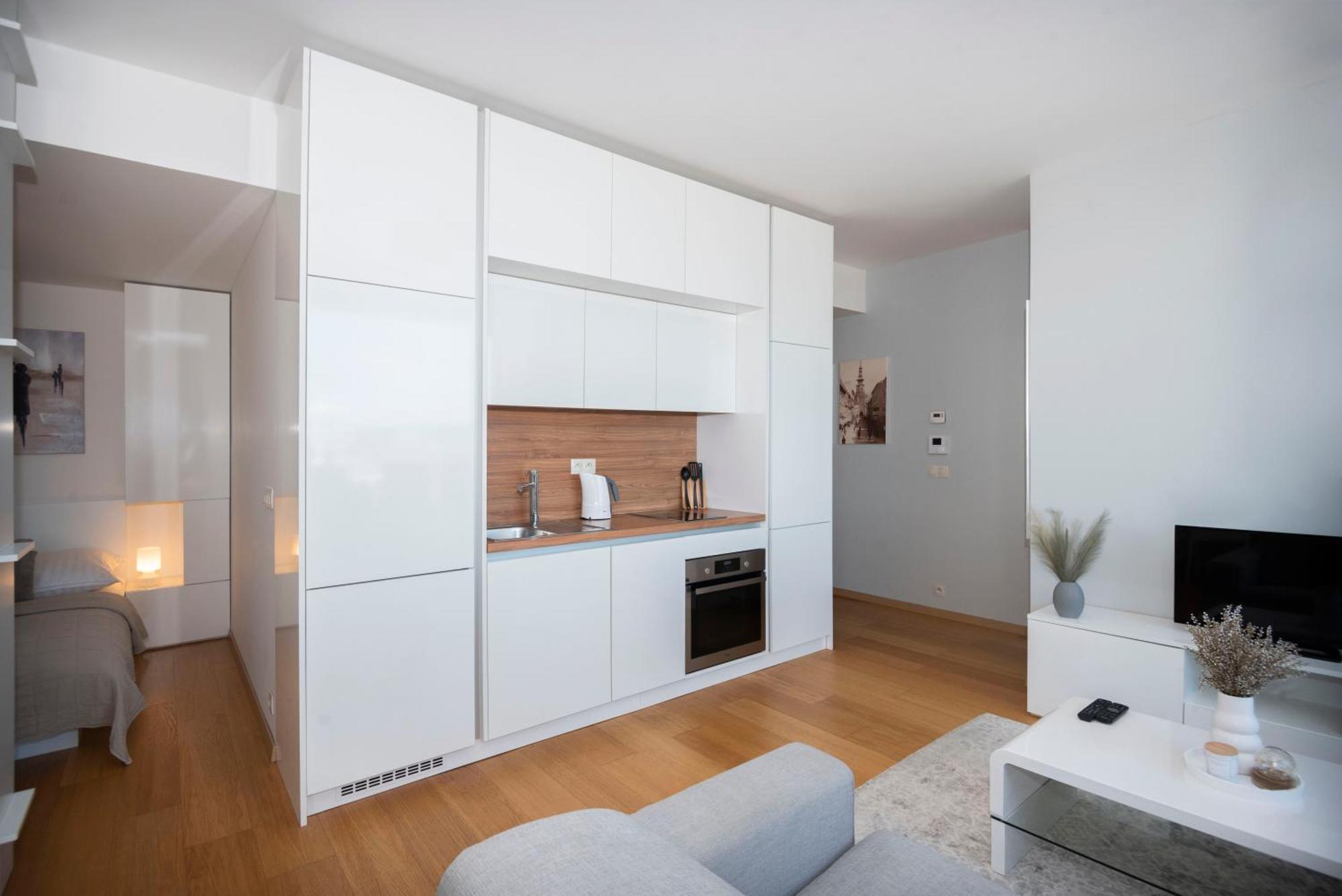 Ferienwohnung Luxury 1Bdrm On The 28Th Floor Pressburg Exterior foto