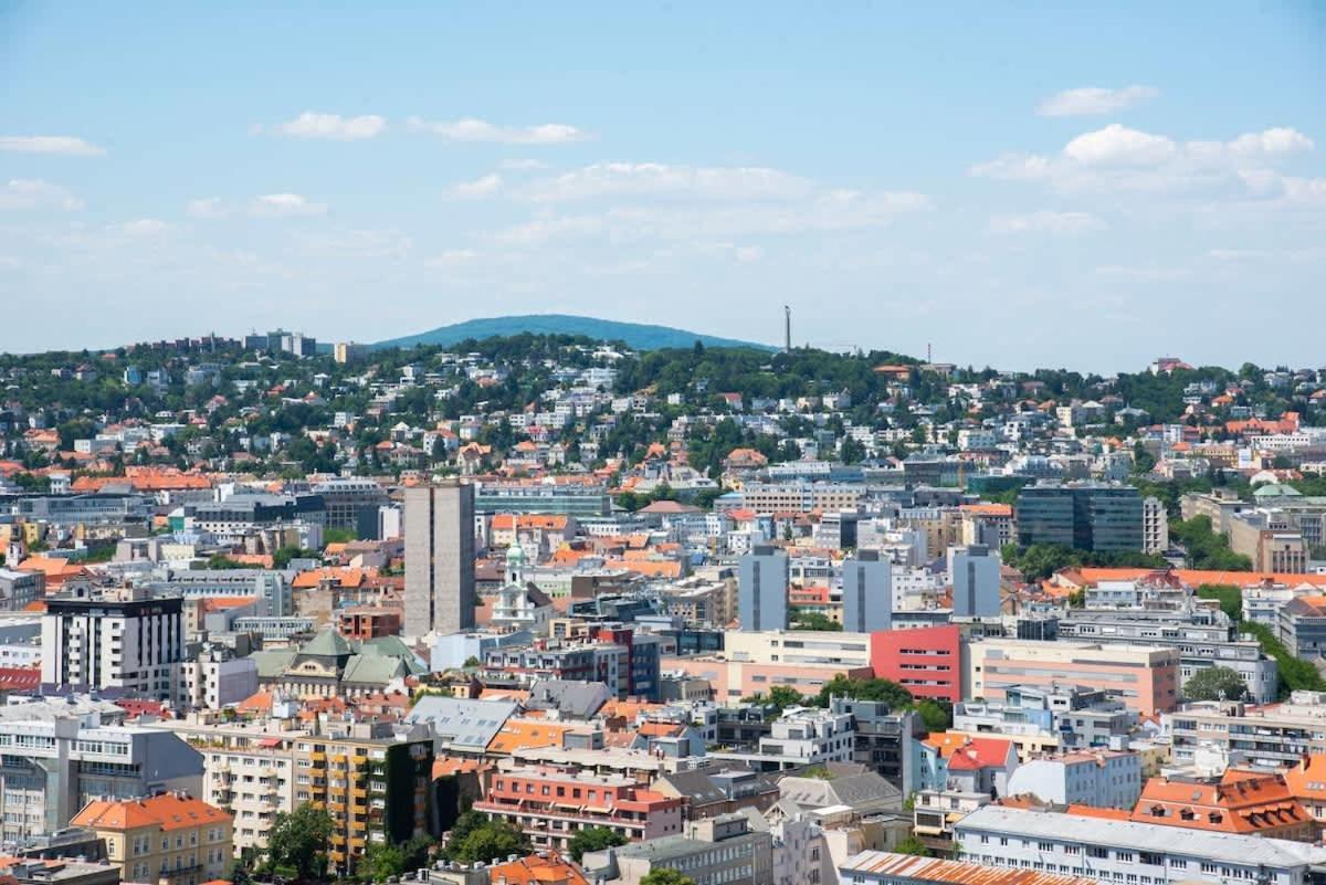Ferienwohnung Luxury 1Bdrm On The 28Th Floor Pressburg Exterior foto