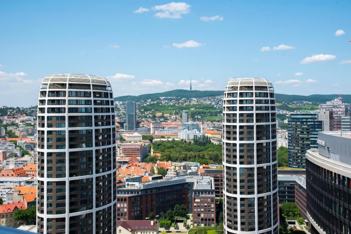 Ferienwohnung Luxury 1Bdrm On The 28Th Floor Pressburg Exterior foto